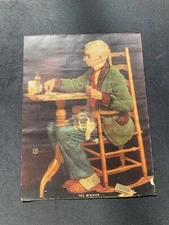 Spencer Douglass Crockwell The Winner Vintage Pabst Blue Ribbon Ad Litho 11x16"