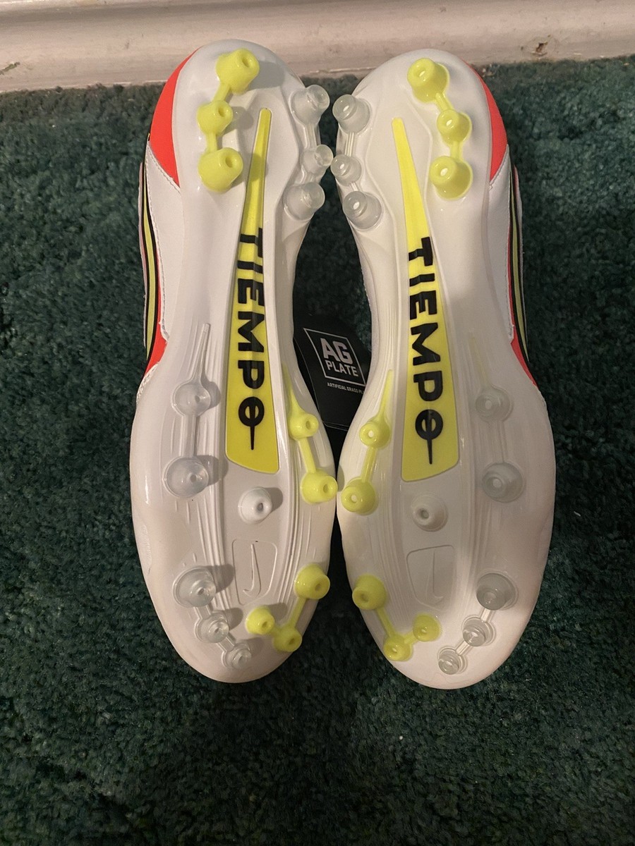 Sz 10.5 Nike Soccer Cleats Tiempo Legend 9 Elite PRO AG White NEW DB0824 177 Nike Tiempo Legend 9 Elite AG Pro  main image 3