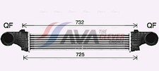 F&uuml;r AVA MS4726 INTERCOOLER MERCEDES-BENZ E-SERIES W211 (2002) E220 2.2 CDI