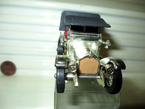 MATCHBOX XRare LESNEY YESTERYEAR Y13 CHARCOAL Roof 1918 GOLD CROSSLEY RAF TENDER - Picture 9 of 10