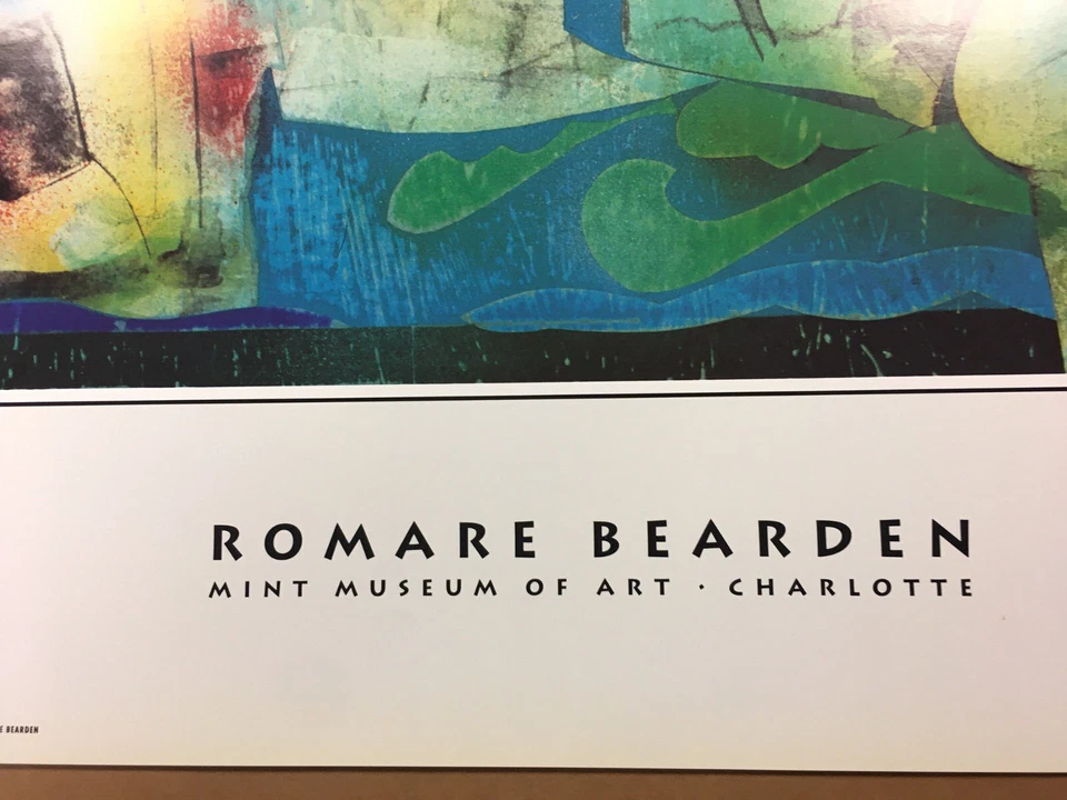 Cartel afroamericano Carolina Shout de Romare Bearden 1995 impresión artística 24x30 Foto 3 de 4