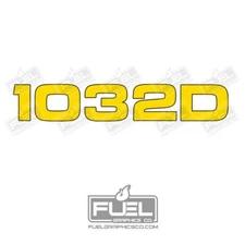 1032D Snowblower Premium Vinyl Decal - 11.5" Wide x 2" Tall