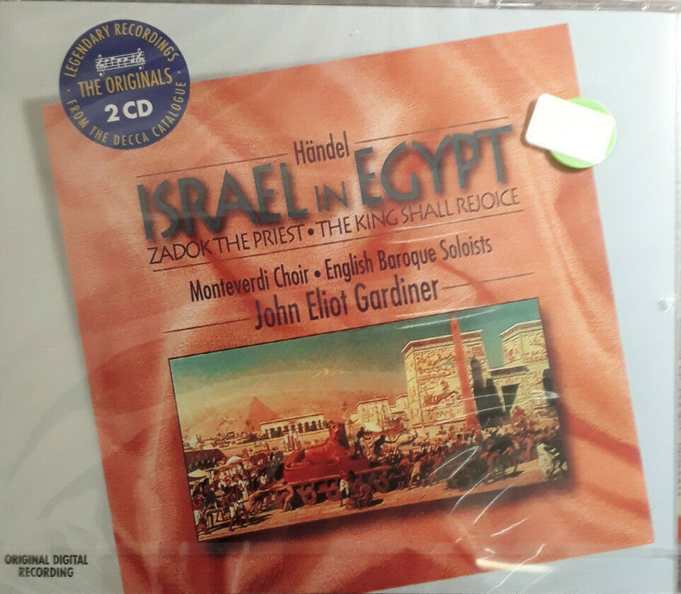 HANDEL GARDINER HOLTON- ISRAEL IN EGYPT *2 CD NEW SEALED NUOVO SIGILLATO RARE