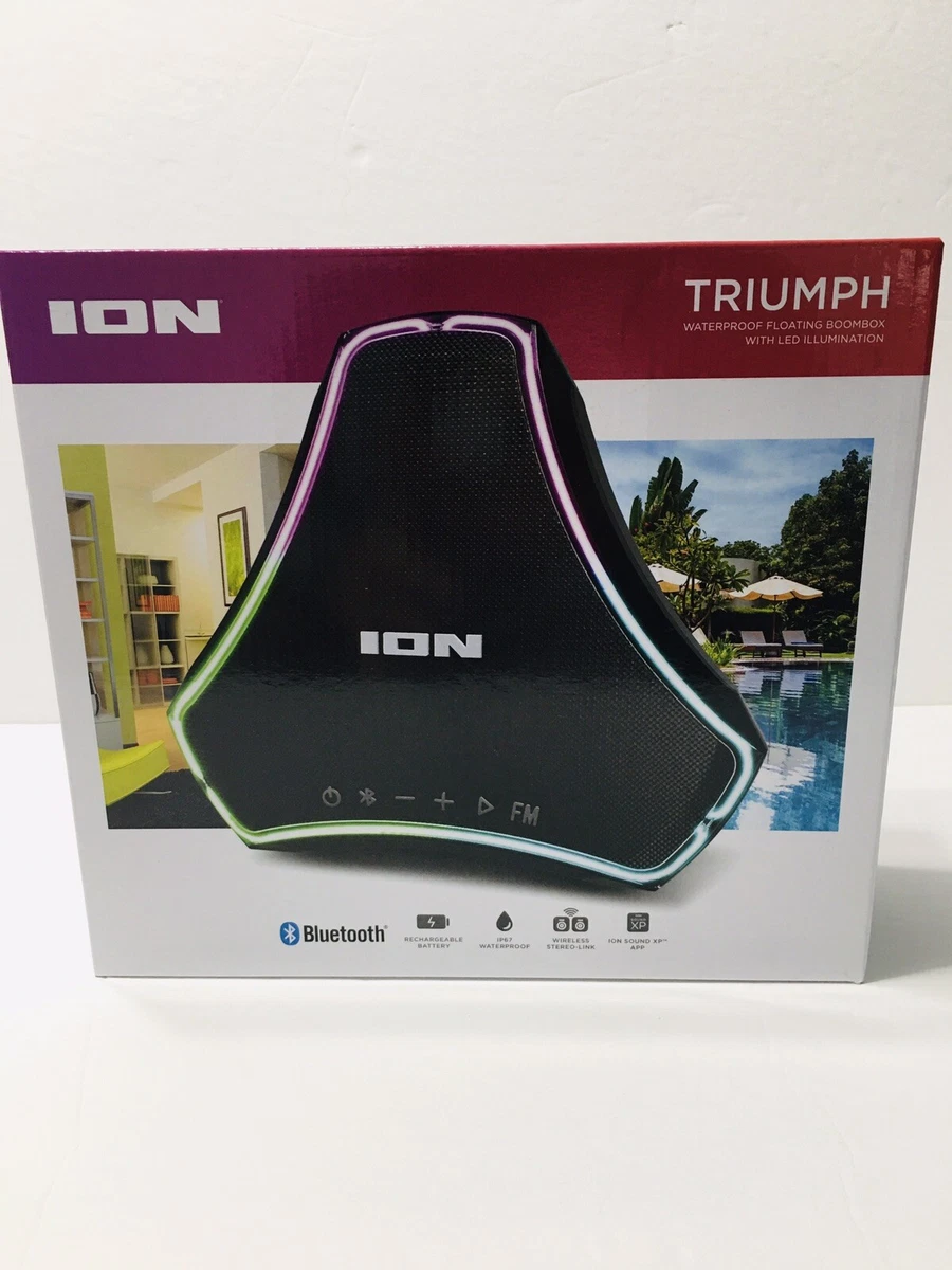 ION Audio Triumph Portable Bluetooth Waterproof Floating, 57 OFF