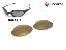 LINEGEAR Gold Mirror - Non-Polarized Lens for Oakley Romeo1 [R1-GM]
