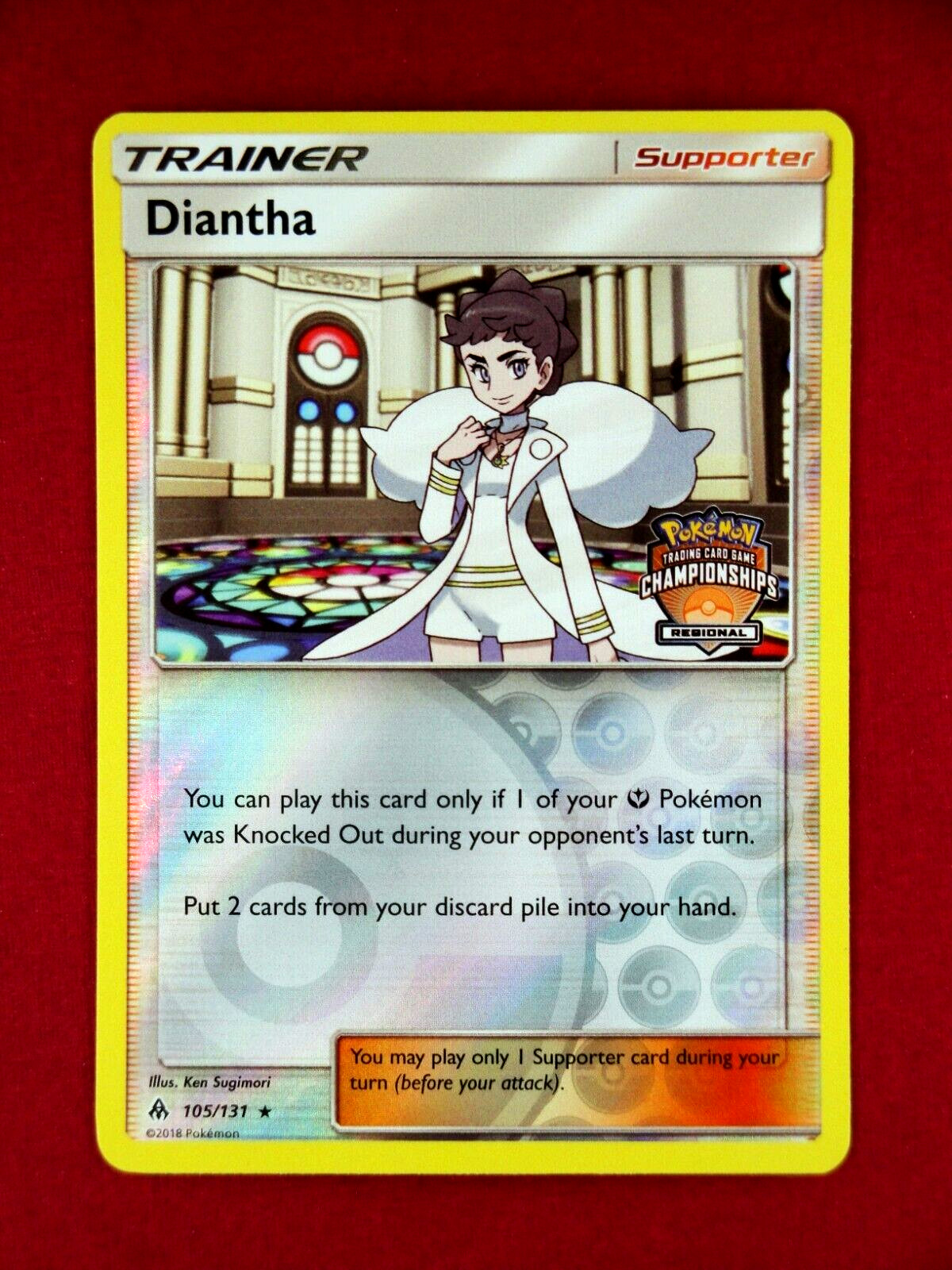 ✨ FAIRY GODDESS DIANTHA ✨ Forbidden Light Pokémon 105 | Regional Rare | NM-Mint 