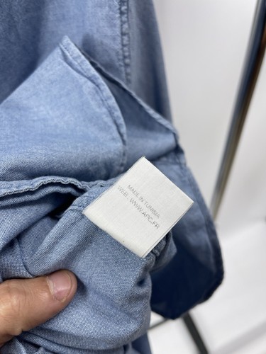 A.P.C. Paris Shirts Size M Blue - Picture 6 of 6