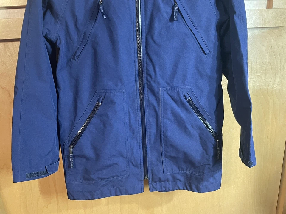 Chaqueta Patagonia Niñas Talla XL Cremallera Completa 4 Frontales Bolsillos Sherpa Aislada Con Capucha Foto 3 de 4