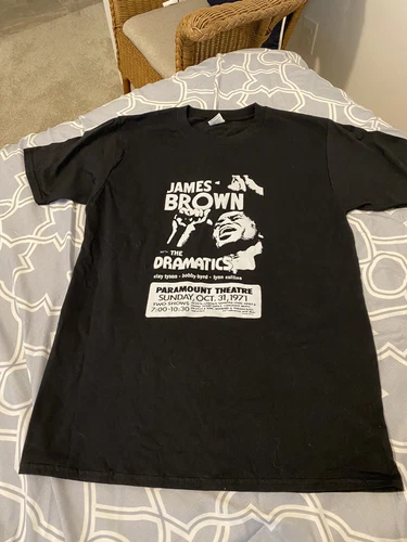 james brown t shirt Vintage Vintage vintage concert t-shirt, vintage, single stitch, B+ condition
