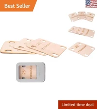 Professional Grade 3pc Maple Guitar Neck Shims – Enhances Your Instrument's Tone