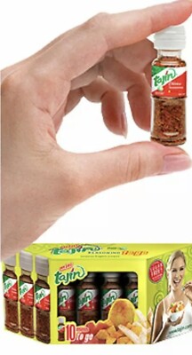 Mini Tajin To Go Classico Chile Polvo Chili Powder Fruits Veggies 10 Pcs Mexico