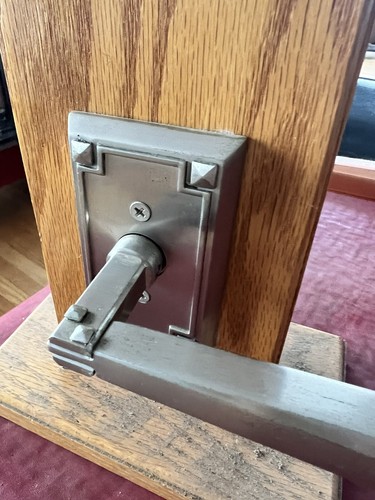 Emtek Porta Espositore Negozio Porta Ingresso Moderna Industriale Quadrata - Foto 10 di 16