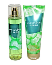 Bath  And Body Works "CUCUMBER MELON" Fragrance Mist  Body Cream New 