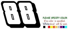 DALE EARNHARDT JR 88 NASCAR Graphic Die Cut decal sticker Car Truck Boat 7"