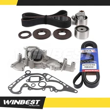 Timing Belt Water Pump Kit Serpentine Belt for 98-07 Toyota Tundra 4Runner Lexus