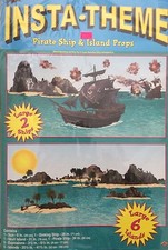 Pirate theme Party Supplies Pirate Ship Island Wall props