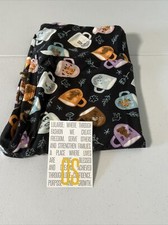 OS One Size Lularoe Leggings Gorgeous Multicolor Animals Coffee Mugs NWOT New