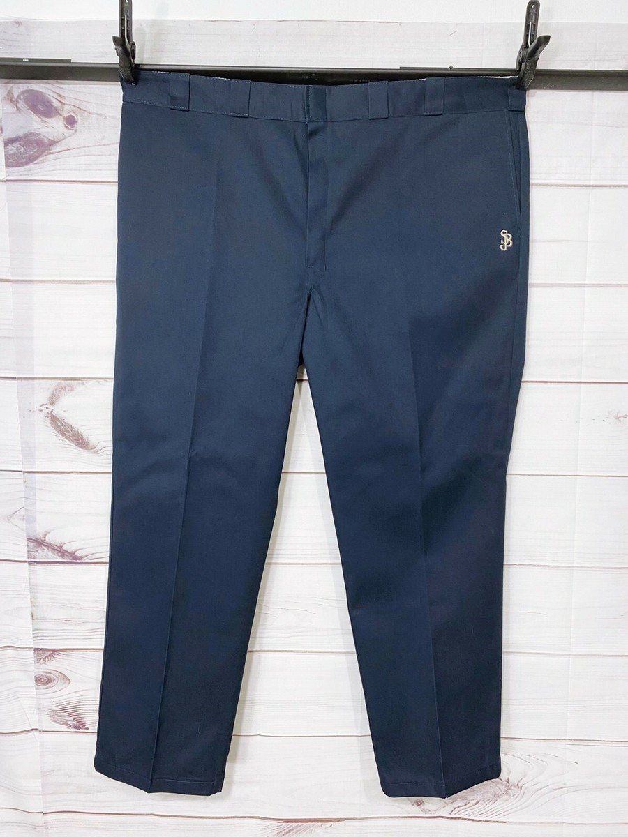Dickies 874 Original Fit Mens Pants Size 48x32 Navy Blue Straight