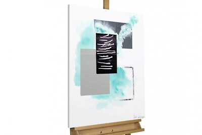 KunstLoft  Acryl Gemälde 'Cloudy Interaction' 60x80cm | Bild handgemalt
