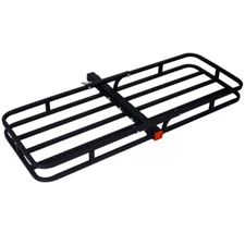 Hitch Mount Cargo Carrier Rack Rear Luggage Basket for SUV Truck Car