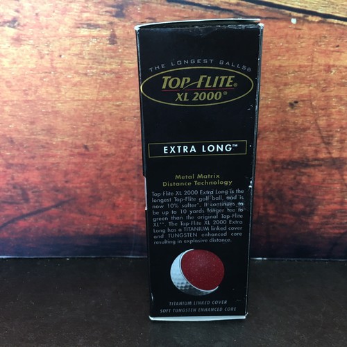 Spalding Top Flite XL 2000 1 Sleeve of 3 Golf Balls - Extra Long - Picture 7 of 7
