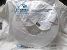 Pyramex Hard Hat Brim Sun Visor with Neck Shade - White