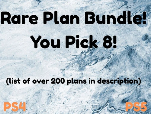 Fallout76 Plan Bundle - pick 8 out of 100's   PS4 / PS5