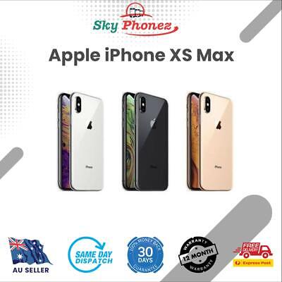Apple iPhone XS MAX [64GB, 256GB, 512GB] Gold, Grey, Silver AU STK