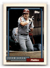 1992 Topps John Kruk Philadelphia Phillies #30 BASEBALL