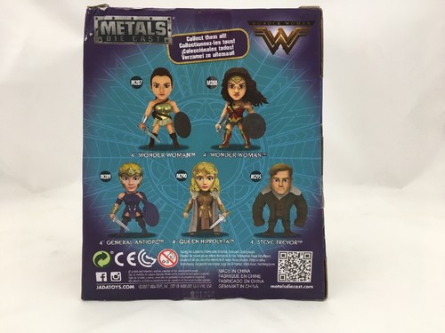 NIB Metals Die Cast Wonder Woman DC 4" Figure M289 General Antiope - Picture 4 of 4