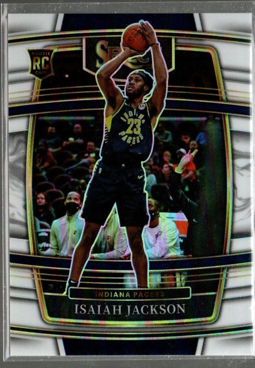 2021-22 Select Prizms White #55 Isaiah Jackson /149