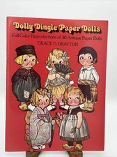 Vtg 1978 Paper Doll Book DOLLY DINGLE PAPER DOLLS Uncut GRACE G. DRAYTON Ch14