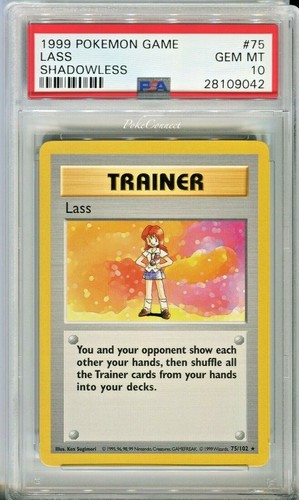 Lass (Shadowless) graded PSA 10 for sale on eBay