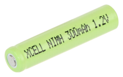 XCell - X30AAAAH - Mini AAAA - 1,2 Volt 300mAh Ni-MH Einzelzelle Akku FlatTop