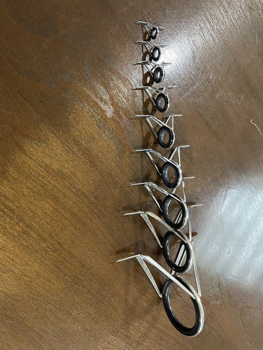 Fuji 希少 ハイスピンダーガイド　6点セット オマケ付き New Fugi Single Foot B Y O G Guides Set Of 6 | eBay
