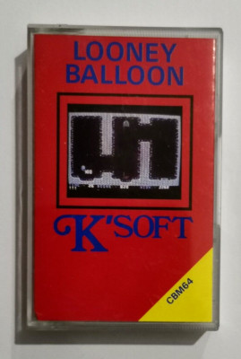 Commodore 64 Looney Balloon Spiel von K'soft - getestet funktioniert