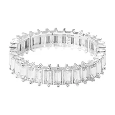 Baguette Stone Cluster Beaded Stretch Bracelet for Women Evening Jewelry