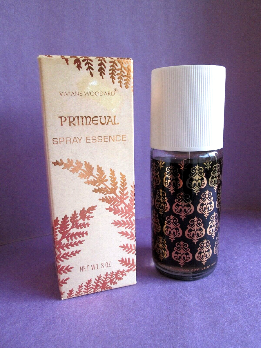 Primeval Vivienne Woodard 1960s Vintage Spray Essence Perfume 3 oz