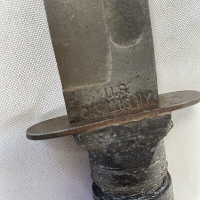 Vintage Vietnam Era US CAMILLUS NY MARK 2 Fighting Combat Knife