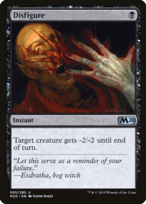Magic MTG Tradingcard Core Set 2020 Disfigure 95/280