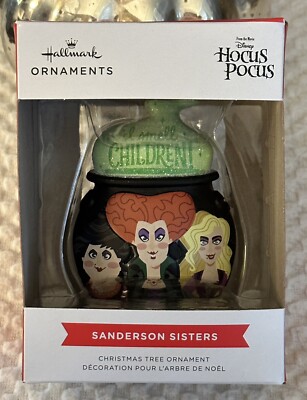 Sanderson Sisters  /  Hocus Pocus  Hallmark Christmas Ornament 2023 / NEW in Box