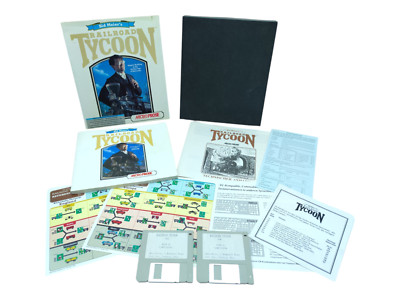   Railroad Tycoon 1 - (PC 3,5'' Diskette Spiel) (DE) OVP Eisenbahn TOP  BIG BOX 