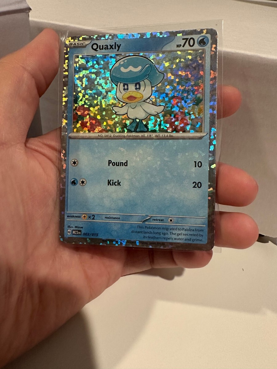 quaxly pokemon card mcdonalds Pokémon TCG - Quaxly - 206/193 main image 1