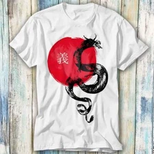 Snake Righteousness Japanese Character T Shirt Meme Gift Top Tee Unisex 941