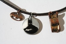 DC Comics Superman Necklace Metal Charms 17"