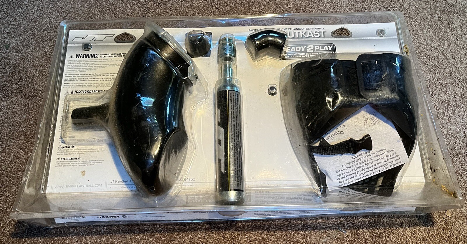 JT Outkast Paintball Gun RTP Ready to Play Kit With Marker,Mask,Paint