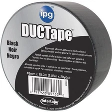Intertape JobSite DUCTape 20YDS Black