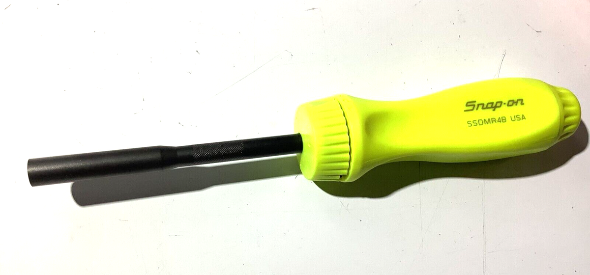 New Snap-on™ SSDMRC4B Hi-Viz Yellow Hard Handle Ratchet