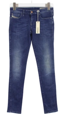 Diesel Skinzee-Low Super Slim-Skinny Low Waist 0819V Jeans Damen W26/L30 Zip - Bild 1 von 4