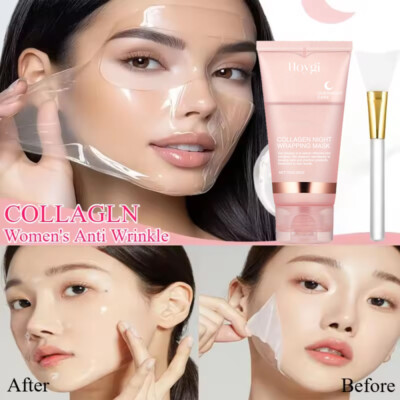 Collagen Overnight Wrapping Mask KOREAN GLASS SKIN ROUTINE Elasticity Hydration